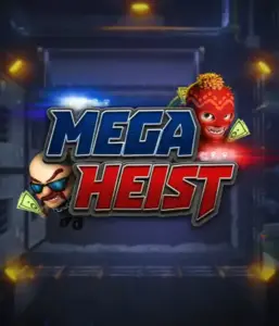 Get ready for the thrilling world of the Mega Heist game by Relax Gaming, featuring comedic characters ready to pull off a daring robbery. This image captures the intensity of the heist with its dynamic logo and a shadowy vault backdrop. Ideal for players looking for a heist adventure, providing a thrilling gaming experience. 