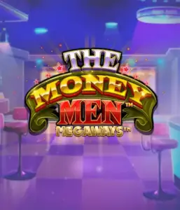 Experience the dynamic world of The Money Men Megaways slot by Pragmatic Play, showcasing a striking logo with shining stars on a stylish casino setting. This graphic conveys the energy and allure of high-stakes gambling with its striking colors and design. Perfect for casino enthusiasts looking for a taste of Vegas. 